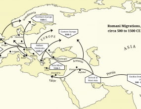 Map-of-romani-migration-in-the-middle-ages-16922