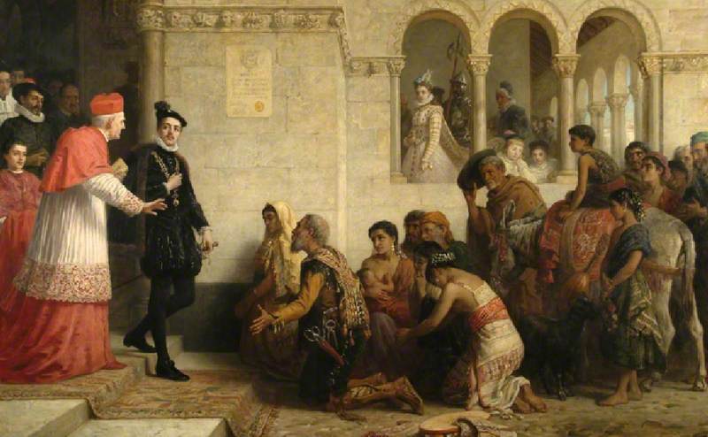 Edwin long (1829-1891) - the suppliants, expulsion of the gypsies from spain - thc0038 - royal holloway, university of london THE SUPPLIANTS: EXPLORING ROMA HISTORY THROUGH ART